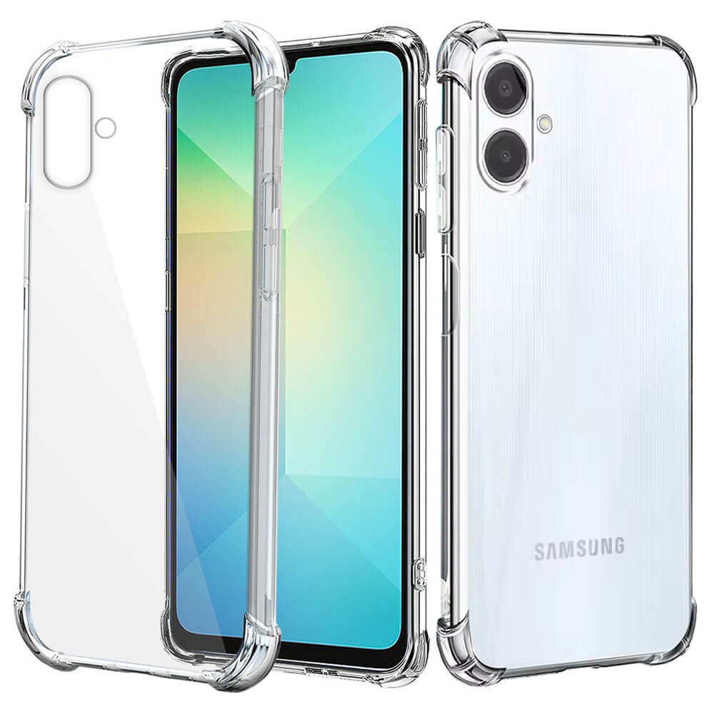 For Samsung Galaxy A06 4G5G SupRShield Clear Case Shockproof Heavy Duty Gel Air Cushion Cover For Samsung Galaxy A06 4G5G SupRShield Clear Case Shockproof Heavy Duty Gel Air Cushion Cover